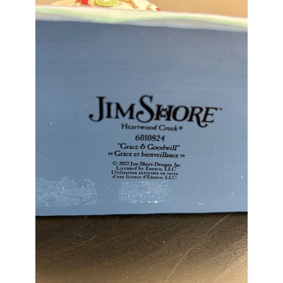Santa 2022 Christmas 6010824 Figurine On Swan By Jim Shore "Grace & Goodwill" - Picture 5 of 8
